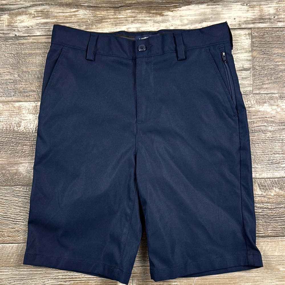 LANDS’ END Navy Blue Boy Shorts, Size 12